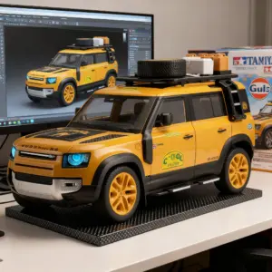 1:18 Scale Defender 110 Camel Cup Diecast Model