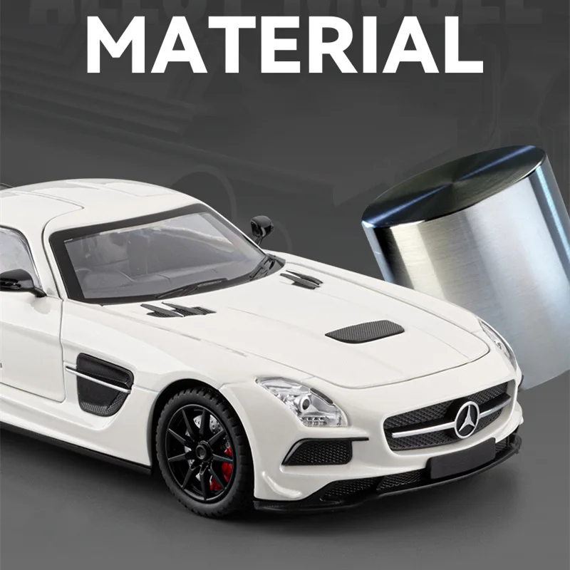 1:24 Mercedes-Benz SLS Diecast Model 2 1:24 Mercedes-Benz SLS Diecast Model - Image 2