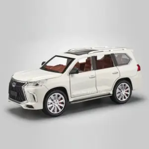 White 1:24 Lexus LX570 Diecast Model 18 Sb207dff2bf9141d7b9220773d2d2bd0eQ 2