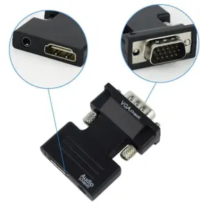 HDMI to VGA Converter Adapter with Audio 10 Sb22b42e5750b421bac6cea871f67b604E