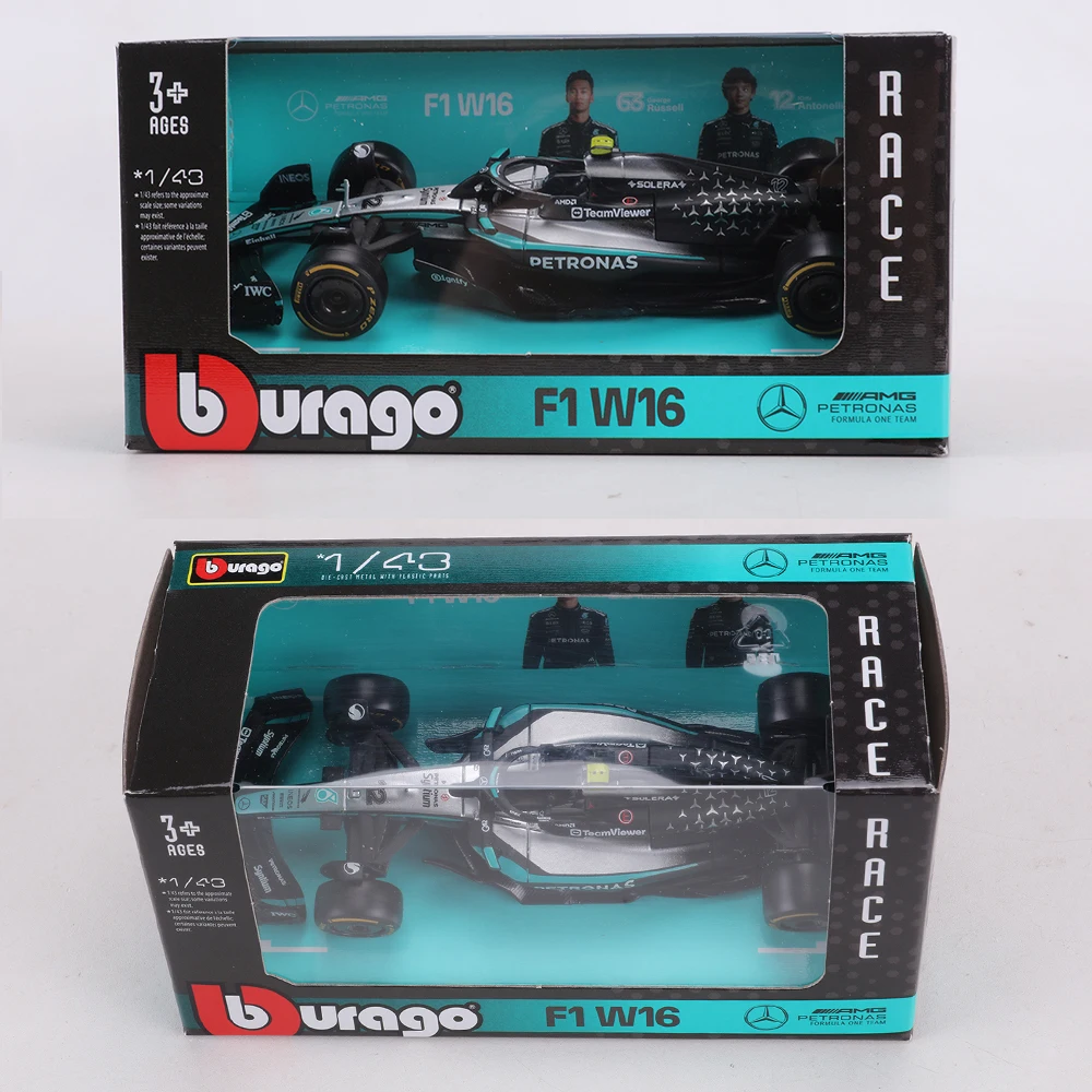 Mercedes AMG F1 W16 1:43 Scale Die-Cast Model 6 Mercedes AMG F1 W16 1:43 Scale Die-Cast Model - Image 6
