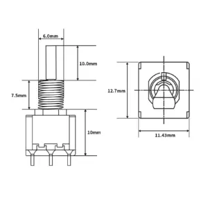 Dual-Pickup Coil-Splitting Toggle Switch for Guitar and Bass 11 Sb23f42a5f7ad4f8ba7763e89ebc47ddaq