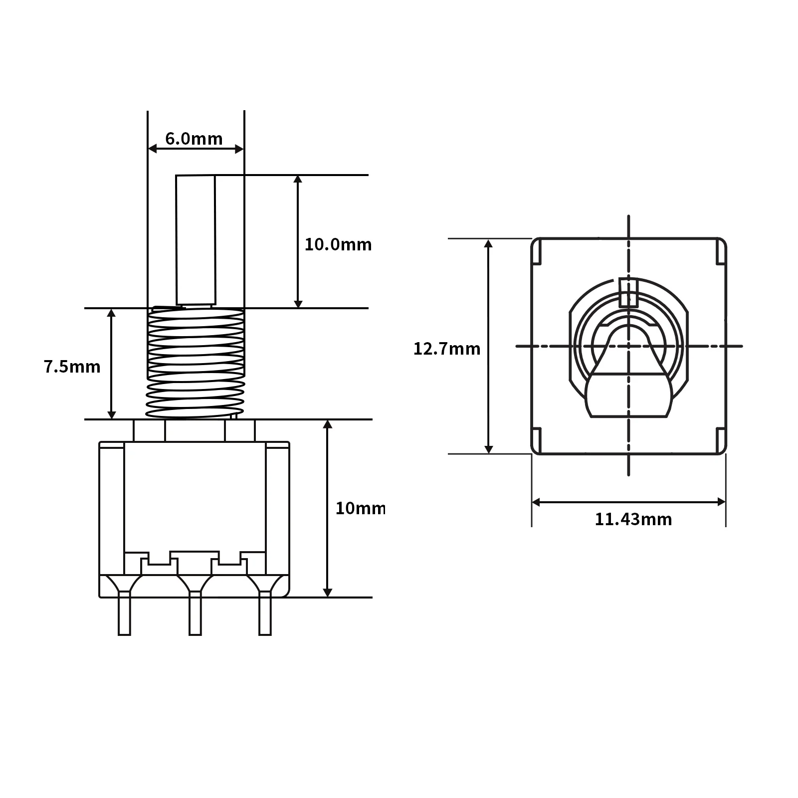 Dual-Pickup Coil-Splitting Toggle Switch for Guitar and Bass 6 Dual-Pickup Coil-Splitting Toggle Switch for Guitar and Bass - Image 6