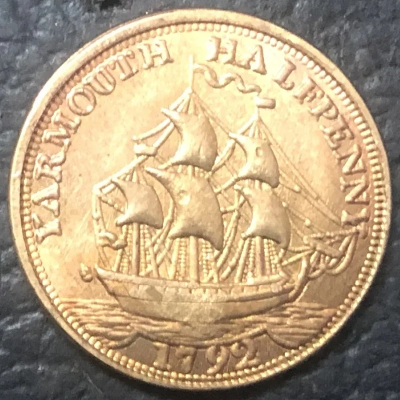 1792 Yarmouth Antique-Style Conder Token 3 1792 Yarmouth Antique-Style Conder Token - Image 3