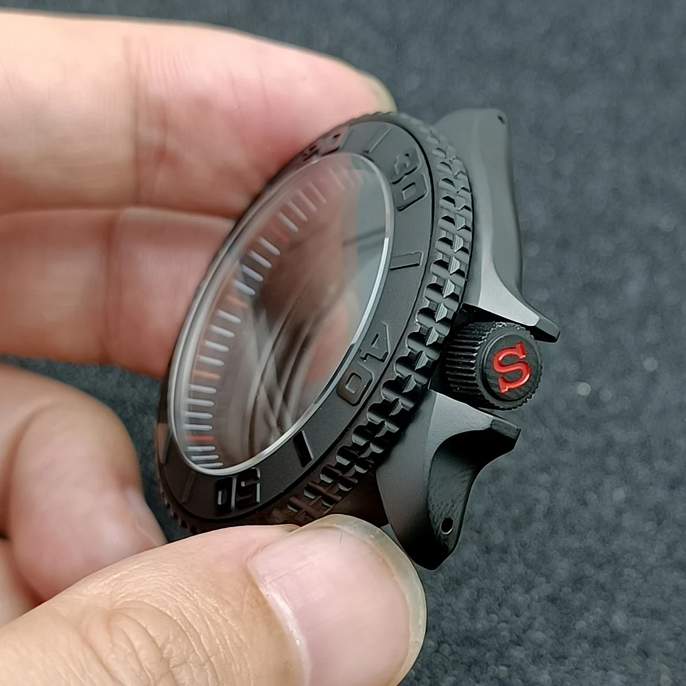 42mm Solid Stainless Steel Watch Case for NH35/36 2 42mm Solid Stainless Steel Watch Case for NH35/36 - Image 2