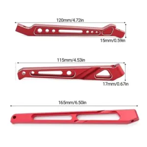 Red Aluminum Chassis Brace Set for ARRMA 1/8 6S Models 11 Sb2685e835eba459486498303b67ed570q
