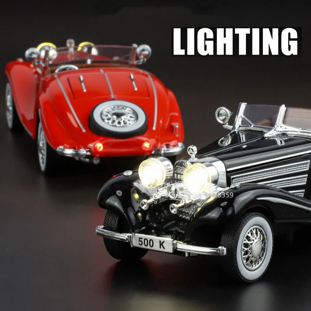 Vintage Car Model 1:32 Scale with Light & Sound 3 Vintage Car Model 1:32 Scale with Light & Sound - Image 3