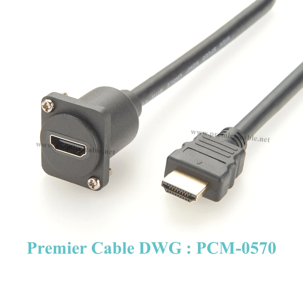 HDMI XLR Panel Mount Converter Cable 30cm/90cm 6 HDMI XLR Panel Mount Converter Cable 30cm/90cm - Image 6