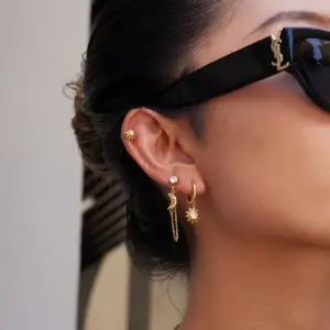 Gold Stainless Steel Earring Set with Zircon Stones 8 Sb27ec92be7f94984b7d650667eb38a302