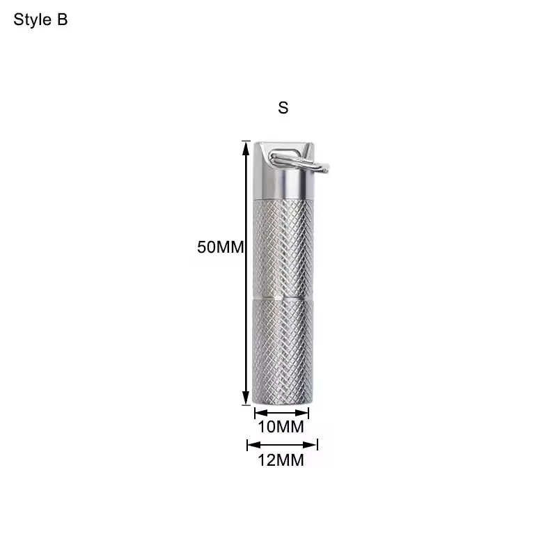 Titanium Alloy Travel Pill Box - Multiple Sizes 10 Titanium Alloy Travel Pill Box - Multiple Sizes - Image 10