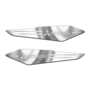 Mitsubishi Fender Emblems Set in Metal Alloy 17 Sb2a4bb897f9e408b9ca53fbc1951e972d