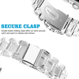Clear Resin Holographic Strap for Galaxy Watch 8 12 Sb2bb395498fc442c9abe5b3c6e75d2bfM
