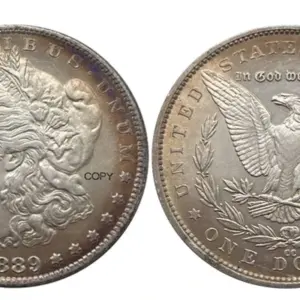 1889 Morgan Silver Coin Replica Collection Piece 15 Sb2e164231be14c22a1f5d643e82511dbf