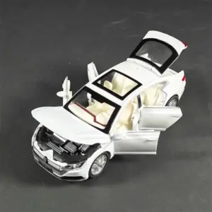 White 1:32 Scale Volkswagen CC Diecast Model 12 Sb2e78b5b9b42429e92e914df774ab63am