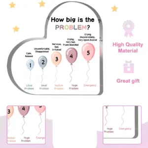 Heart-Shaped Acrylic Mental Health Sign 10 Sb2e8bd70d9894072958f565f70d3a08aE