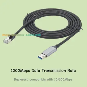Space Grey USB Ethernet Adapter Cable 2m, Gigabit 6 Sb3304c78b0e94ad59d246b34cfe5c7cdO
