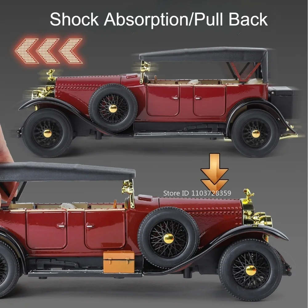 Vintage 1:24 Scale Car Model with Light & Sound 4 Vintage 1:24 Scale Car Model with Light & Sound - Image 4