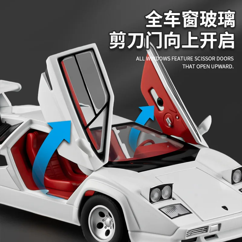 1/24 Lamborghini Countach LP500S Diecast Model 3 1/24 Lamborghini Countach LP500S Diecast Model - Image 3