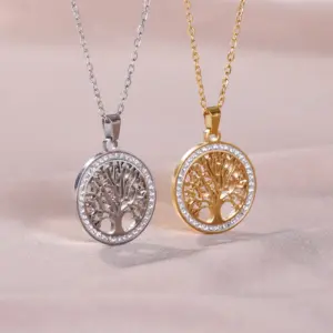 Stainless Steel Tree of Life Necklace for Women 11 Sb34b2f2db40043e08d9232a9b142a4a9h