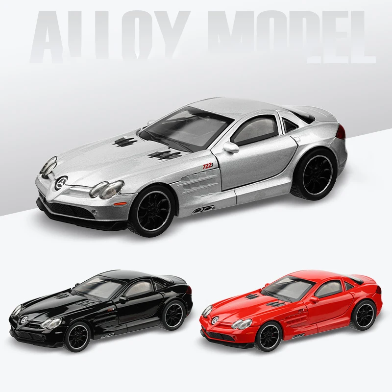 Mercedes-Benz SLR 722S Model Car 1:32 Alloy 6 Mercedes-Benz SLR 722S Model Car 1:32 Alloy - Image 6