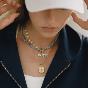 Elegant Stainless Steel Lucky Evil Eye Necklace 10 Sb352a8e9b9934b69b31ba6ab33bc1db86