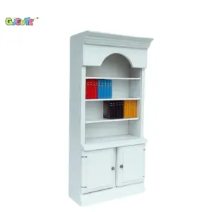 White Dollhouse Miniature Bookcase 15 Sb35377379ed34112a1dc5128ea1d97844