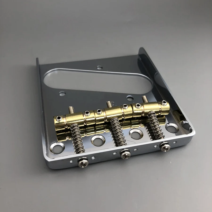 Chrome Vintage Tele Guitar Bridge 4 Chrome Vintage Tele Guitar Bridge - Image 4
