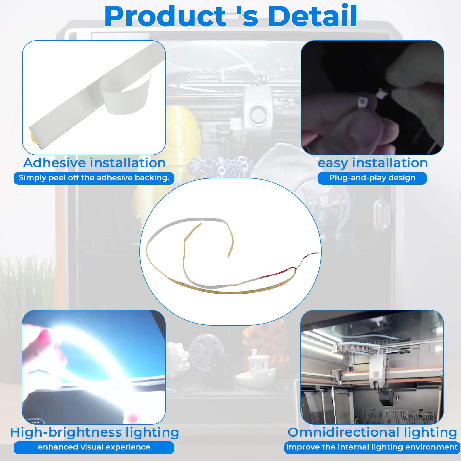 K1 Series LED Light Kit Upgrade with COB Strips 4 K1 Series LED Light Kit Upgrade with COB Strips - Image 4