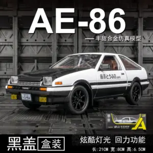 Toyota AE86 1/24 Alloy Car Model 11 Sb36bb214f2f941d38aabbbc781c2278aC