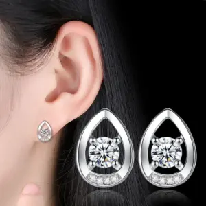 Elegant Water Drop Earrings with Cubic Zirconia 9 Sb37bba404934413f9f0c8b4b30856d2fy