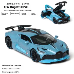 1:32 Bugatti Divo Diecast Model in Blue 14 Sb37fcc408a4445d785cc9b61649de7d5r