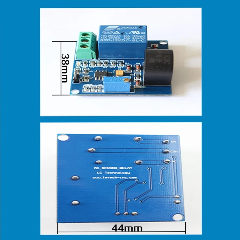5A AC Current Sensor Module with Relay 4 5A AC Current Sensor Module with Relay - Image 4