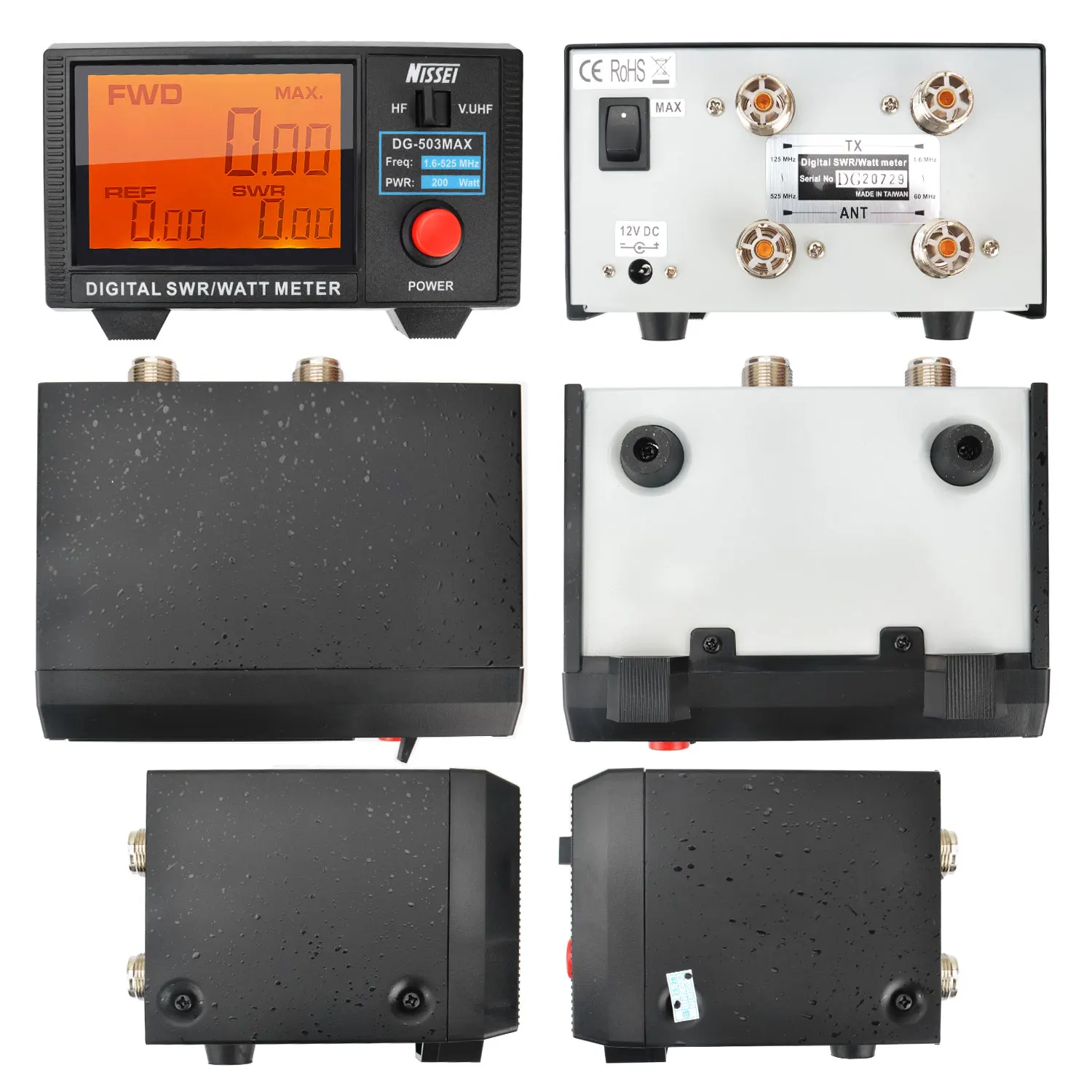 NISSEI DG-503 MAX Digital SWR Watt Meter 4 NISSEI DG-503 MAX Digital SWR Watt Meter - Image 4