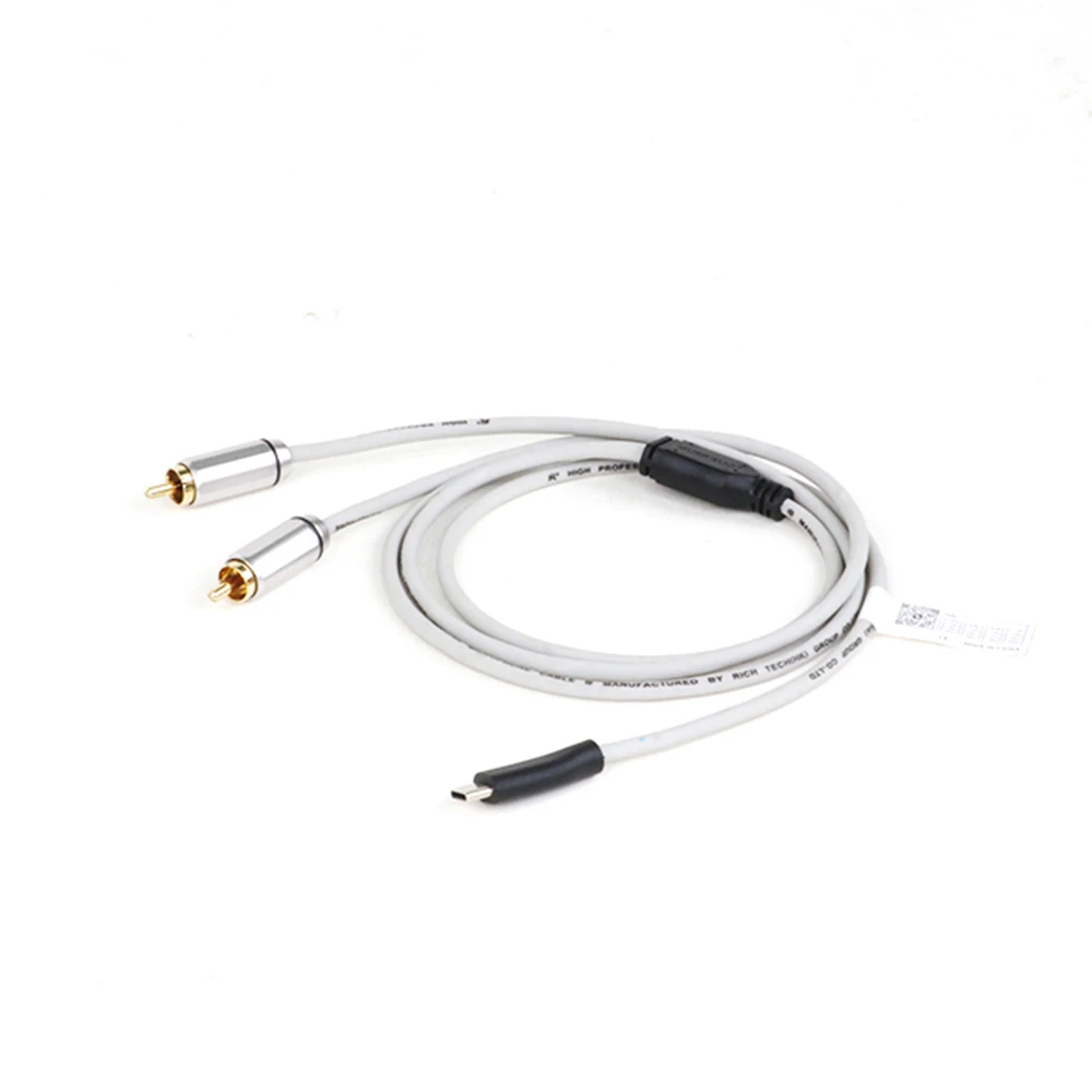 Vibrant Purple USB C to Dual RCA Cable 1m/2m 8 Vibrant Purple USB C to Dual RCA Cable 1m/2m - Image 8