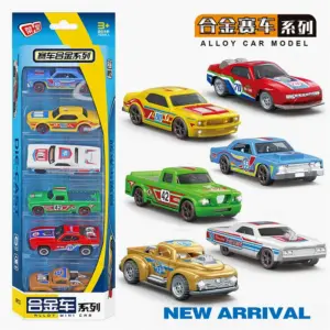 Vintage Alloy Car Model Set - 1:64 Scale 19 Sb3d3d83a5bf349d4b1011f91bdef8c0bx