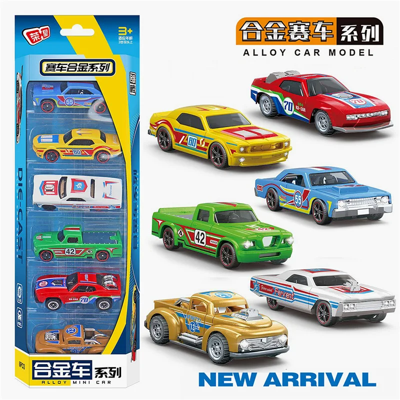 Vintage Alloy Car Model Set - 1:64 Scale 10 Vintage Alloy Car Model Set - 1:64 Scale - Image 10