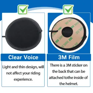 Black Motorcycle Helmet Headset System 8Ω Speakers 7 Sb3d7c84186c841aa90af01afa4b5820fO