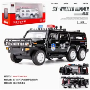 1:32 Scale Police Hummer Model with Lights 11 Sb3dc1ed575b2436b8311e9c960986765I