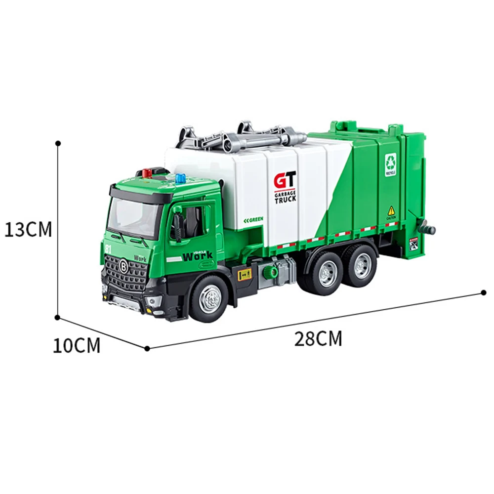 1:24 Scale Diecast Garbage and Mixer Trucks 8 1:24 Scale Diecast Garbage and Mixer Trucks - Image 8