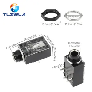 6.35mm Double-Channel Microphone Socket Set (5 pcs) 13 Sb406797a820049368bd3ee2da2e96e08P