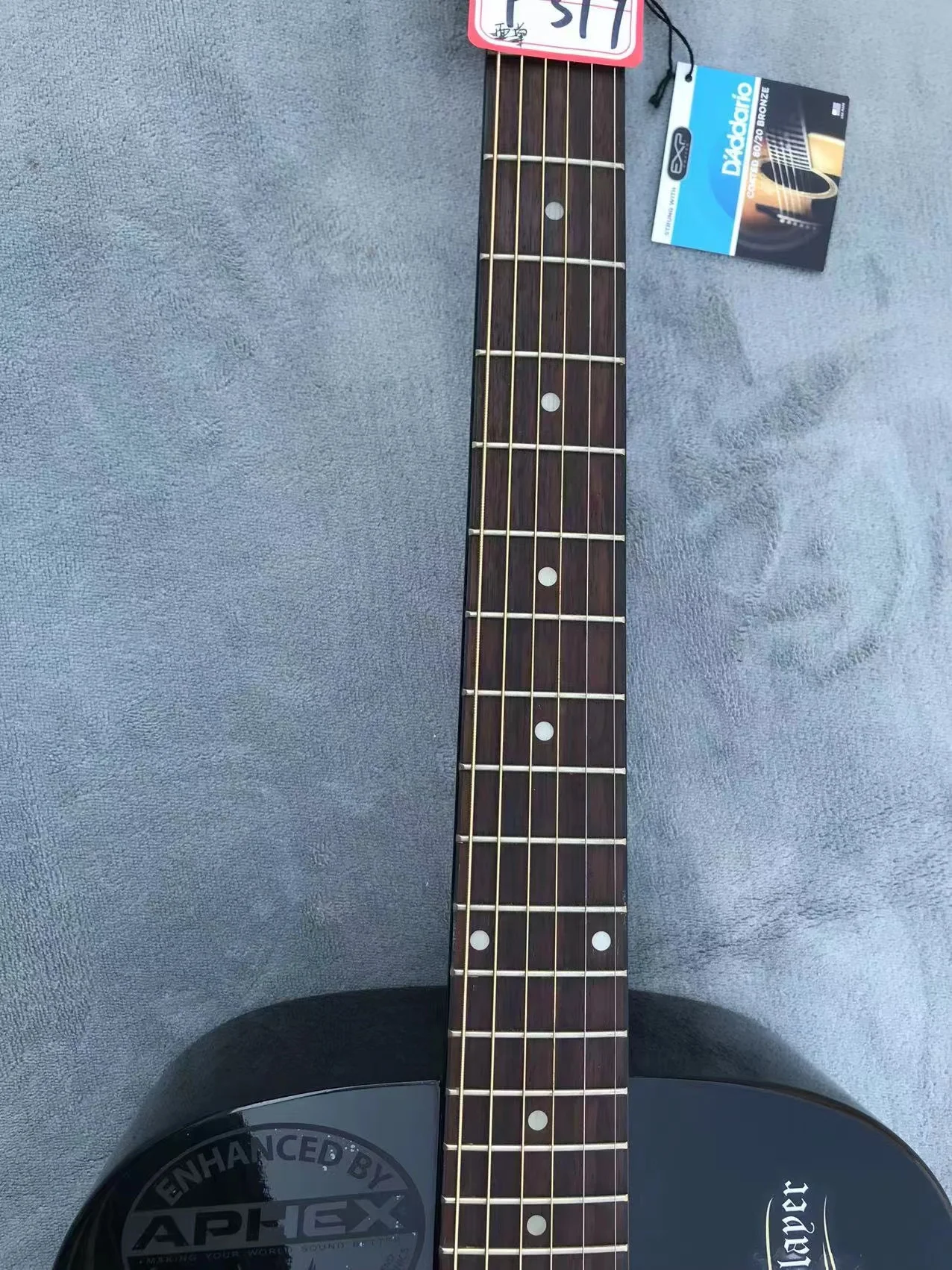 Fiery Skull Acoustic Guitar 41-Inch 4 Fiery Skull Acoustic Guitar 41-Inch - Image 4