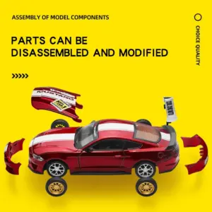 Gulf Ford Mustang GT 2018 Diecast Model 9 Sb4090d2a60e7440882f87e44330807990