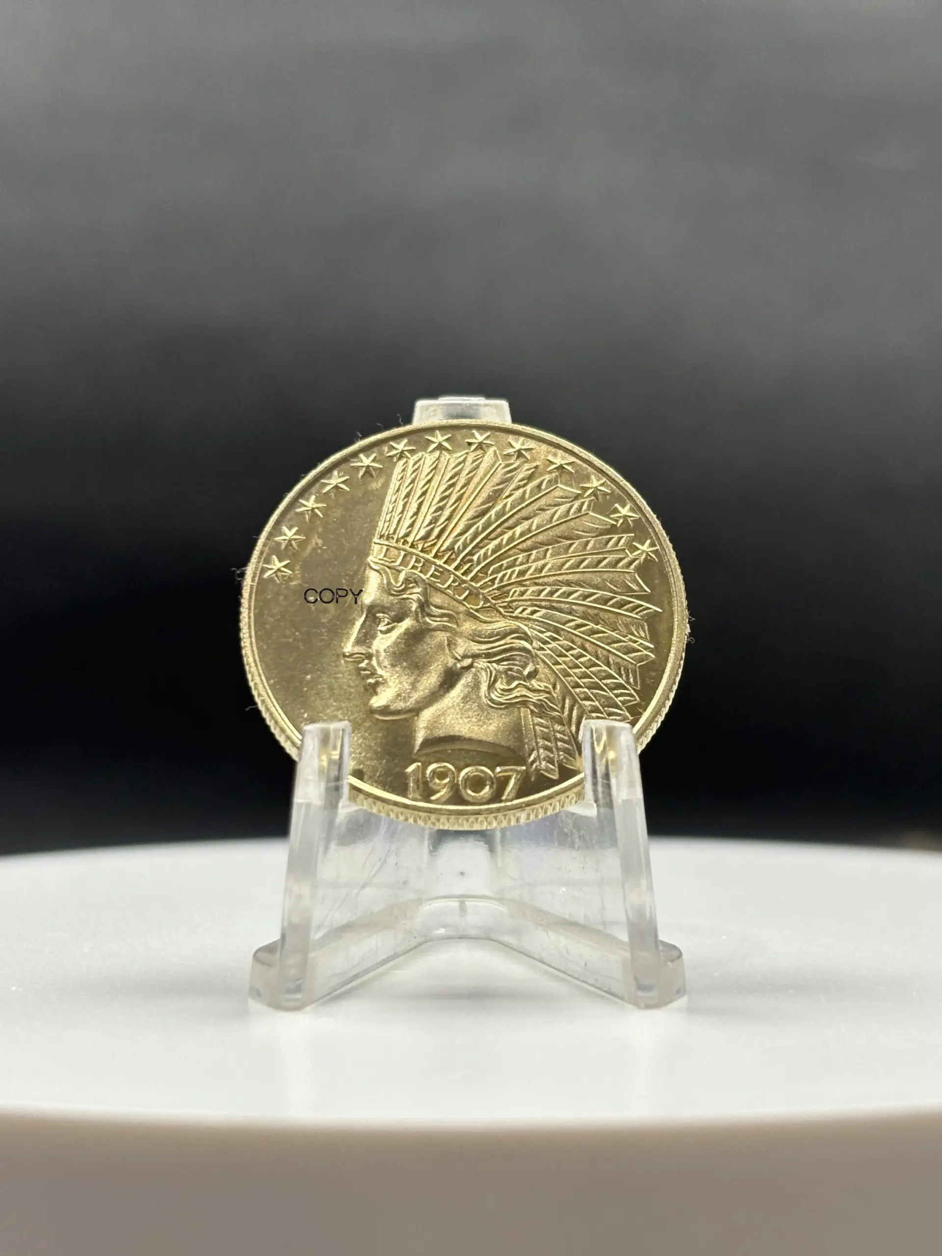 Authentic 1907 US Gold Coin Replica 3 Authentic 1907 US Gold Coin Replica - Image 3