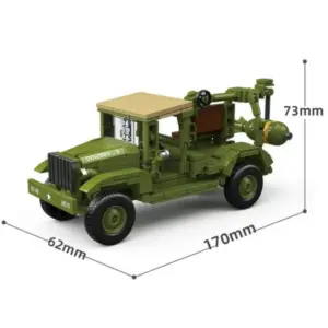 WWII Military Vehicle Building Set (300-469 pcs) 19 Sb421e60b381f41579bf736cc350117ebB