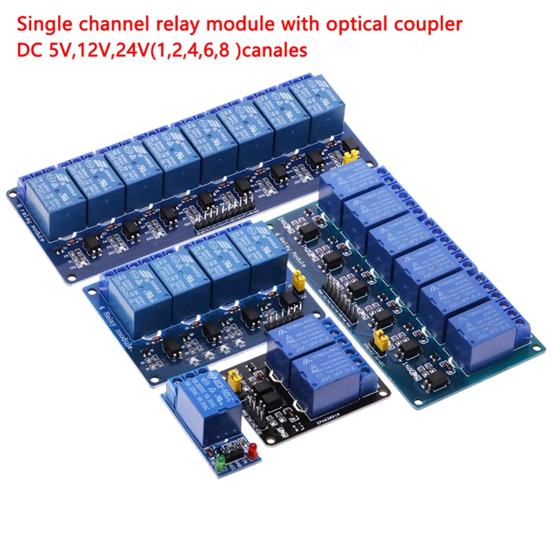 Multi-Channel 5V/12V/24V Relay Module for Automation 1 Multi-Channel 5V/12V/24V Relay Module for Automation