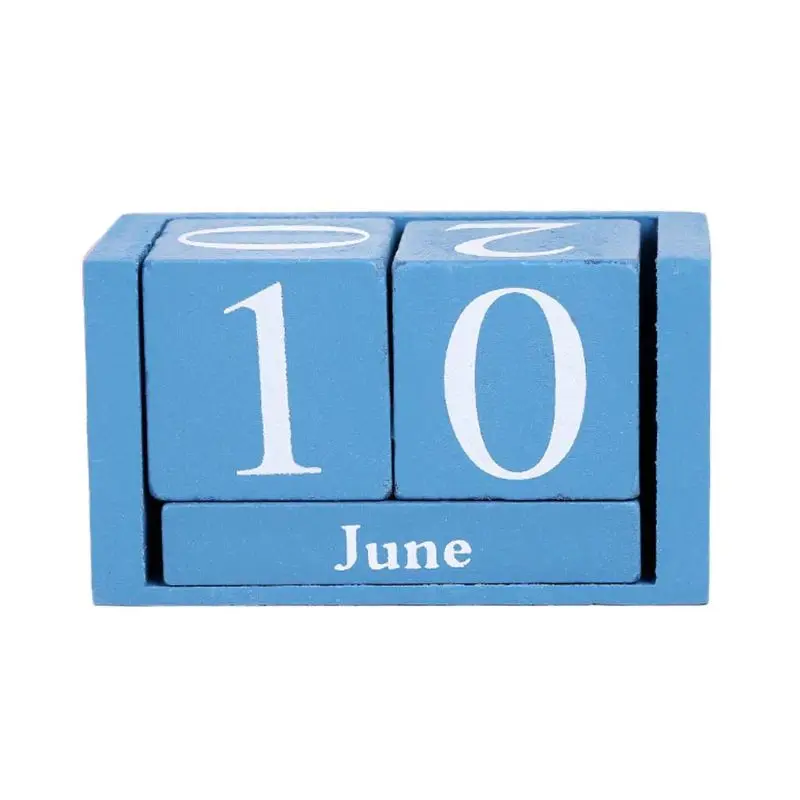 Vintage Wooden Calendar Blocks for Desk 8 Vintage Wooden Calendar Blocks for Desk - Image 8