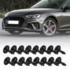 Black Metal Underbody Screws for Audi and BMW