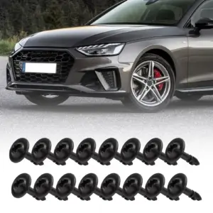 Black Metal Underbody Screws for Audi and BMW