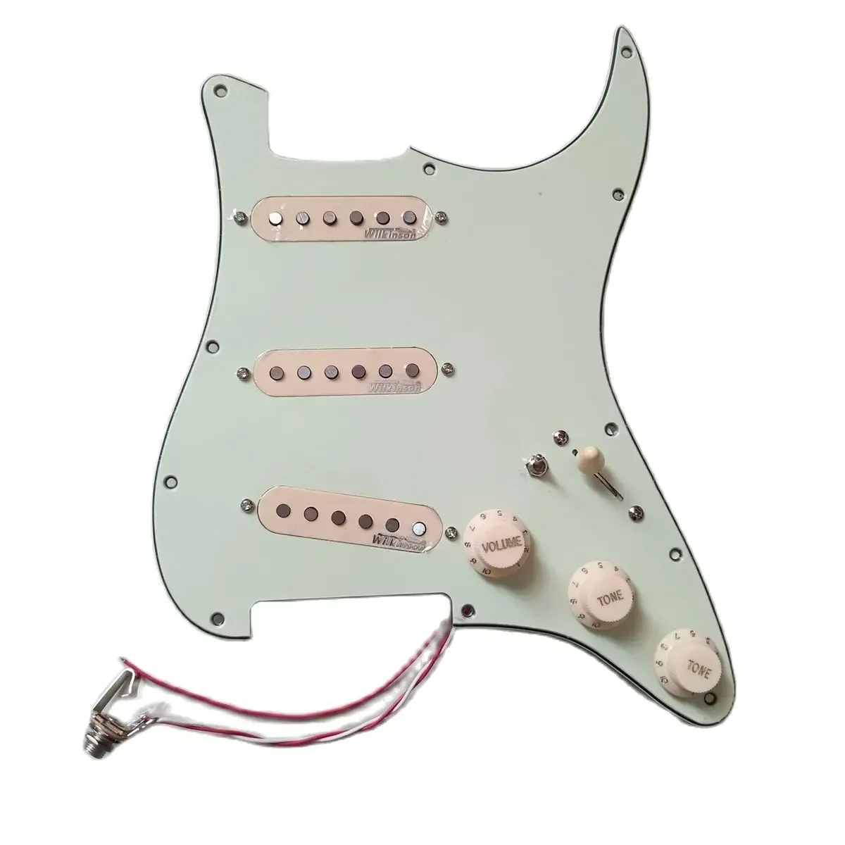 Vintage Strat Pickguard Set with Alnico 5 PUs 3 Vintage Strat Pickguard Set with Alnico 5 PUs - Image 3