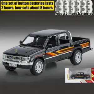 Vibrant Red Toyota Hilux Off-Road Diecast Model 19 Sb459fa7e622d4946a8c4861756bfdecaa